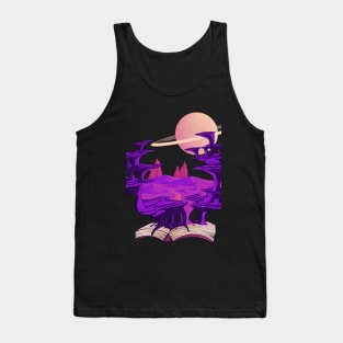 Book of psychedelic world Tank Top